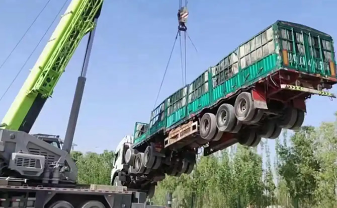 北关区道路脱困救援案例